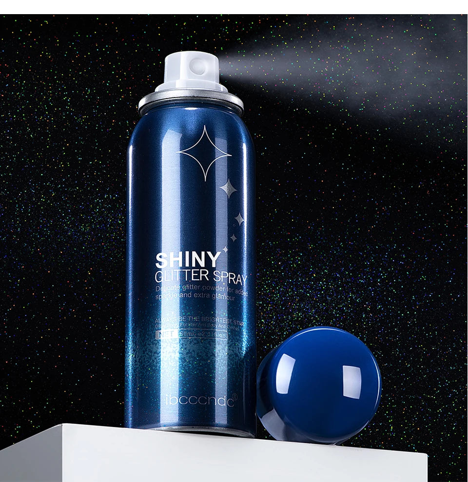 Hair Body Glitter for Body Shimmer Makeups Nightclub Party Body Spray Mist Shine Makeup Beauty Health Glitter Spray Cosmetics