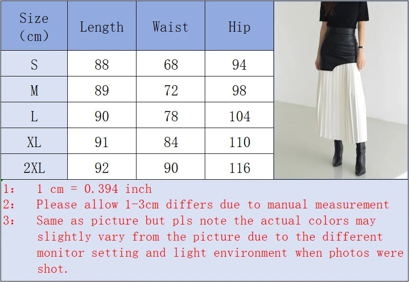 Women’s Contrast-Pleated Midi Skirt