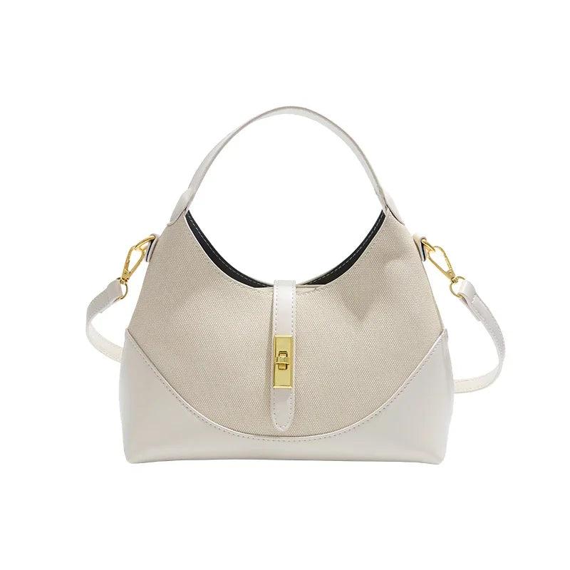 Women's Luxury Leather Fashion Classic Tote Bag Elegant Designer Shoulder Crossbody Handbag For Daily Sophisticated Looks