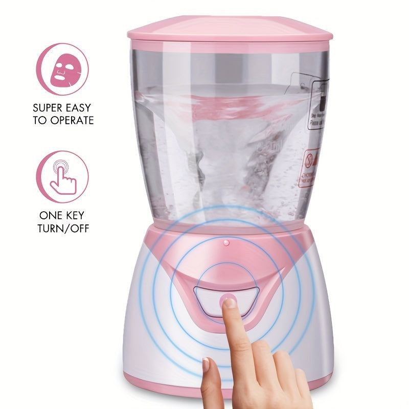 DIY Fruit and Vegetable Facial Mask Maker Machine, Hypoallergenic Home Spa Face Mask Beauty Tool, Battery Powered (Batteries Not Included), Anti-Wrinkle and Skin Rejuvenation Therapy