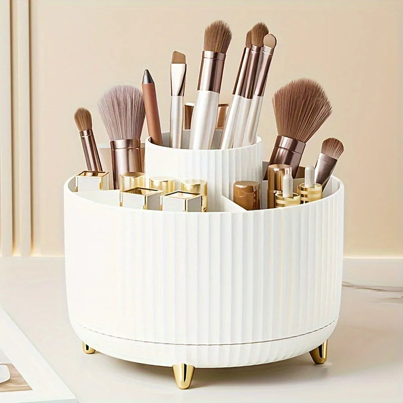 Rotating Cosmetic Brush Holder