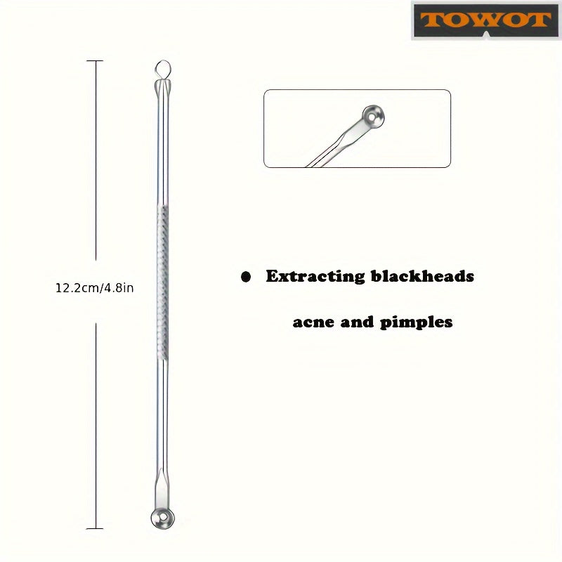 11pcs Blackhead Remover For Face, Professional Stainless Micro-Needling Removal Tools Kit, Needling Beauty Needle Elbow Hook Needle Tool, Pimple Popper Tool Kit For Quick And Easy Removal Of Pimples, Blackheads, Zit Removing