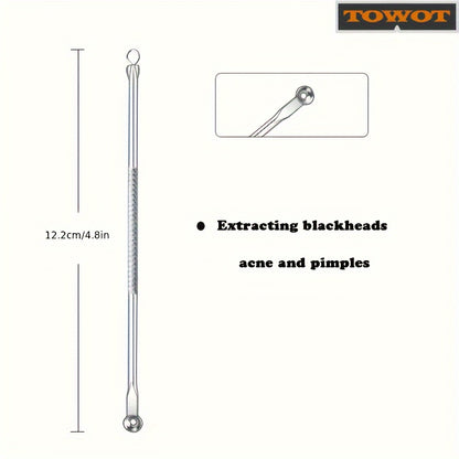 11pcs Blackhead Remover For Face, Professional Stainless Micro-Needling Removal Tools Kit, Needling Beauty Needle Elbow Hook Needle Tool, Pimple Popper Tool Kit For Quick And Easy Removal Of Pimples, Blackheads, Zit Removing