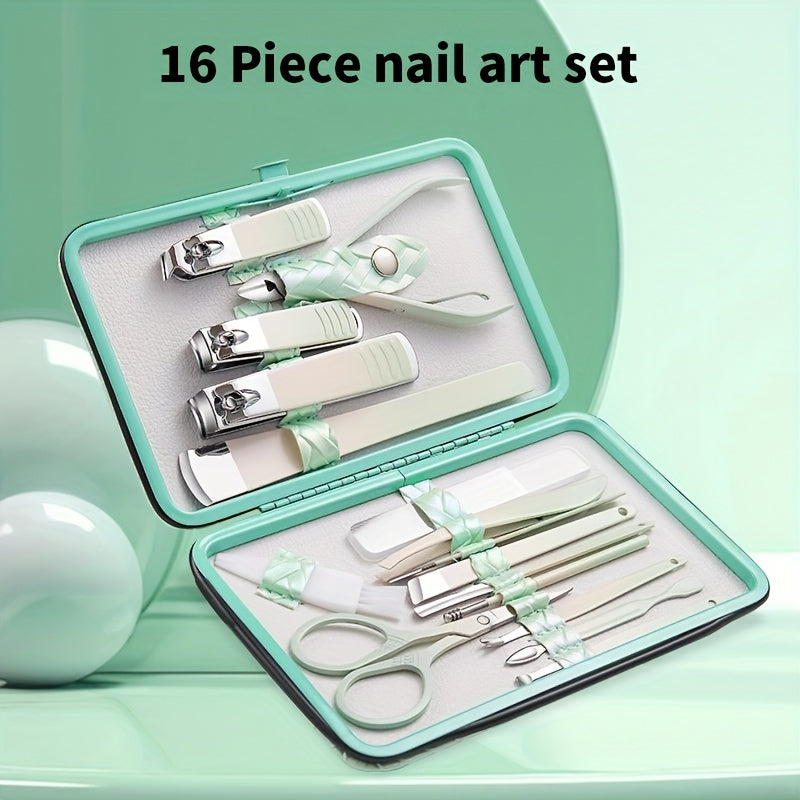 Nail Clipper Nail Tool Kit With Portable Travel Case, Cuticle And Cutter Kit, Professional Nail Clipper Pedicure Kit, Travel Beauty Kit