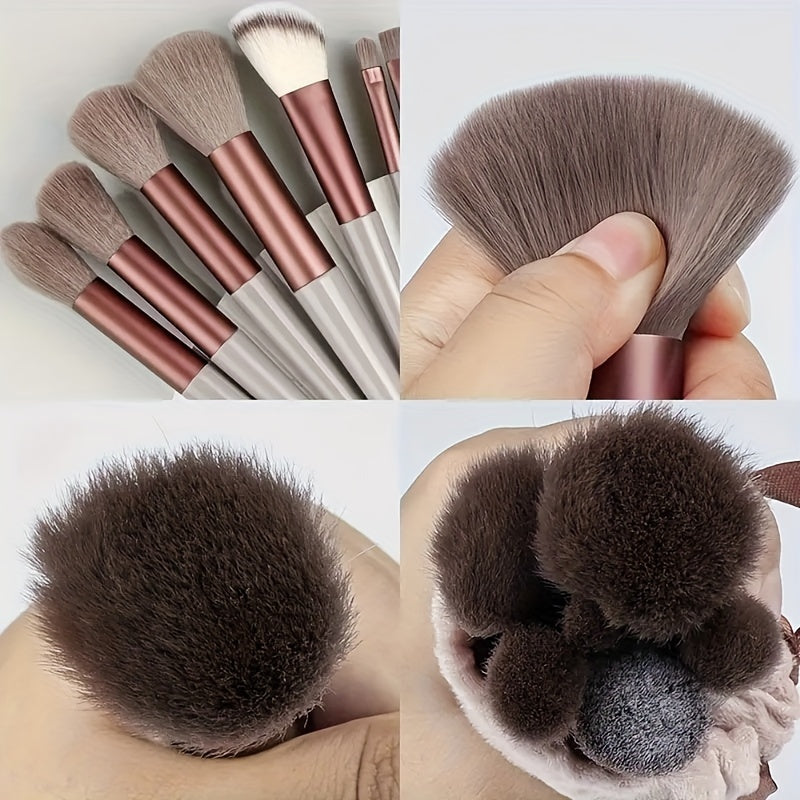 Makeup Brush Set Soft Fluffy Professiona Cosmetic Foundation PowdeiEyeshadow Kabuki Blending Make Up Brush Beauty Tool MakeupSponge Storage Bag