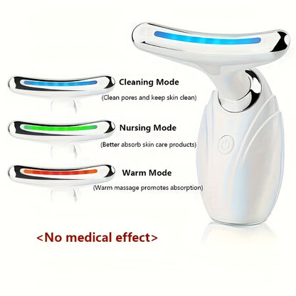 1Pc Electric Neck Beauty Device Neck Lift Massager Home Beauty Device Face and Neck Wrinkle Care Massager