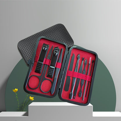 1 set nail clipper manicure tool set with portable travel case, nail clipper and knife set, professional nail clipper pedicure set, travel beauty kit