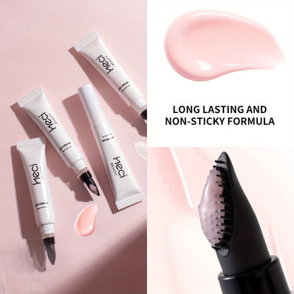 Heci Beauty Long-Lasting Non-Sticky Tinted Lip Balm Cream - Glossy Makeup Effect for All Skin Types - Pink Tone Glow Gloss - Espresso Yourself
