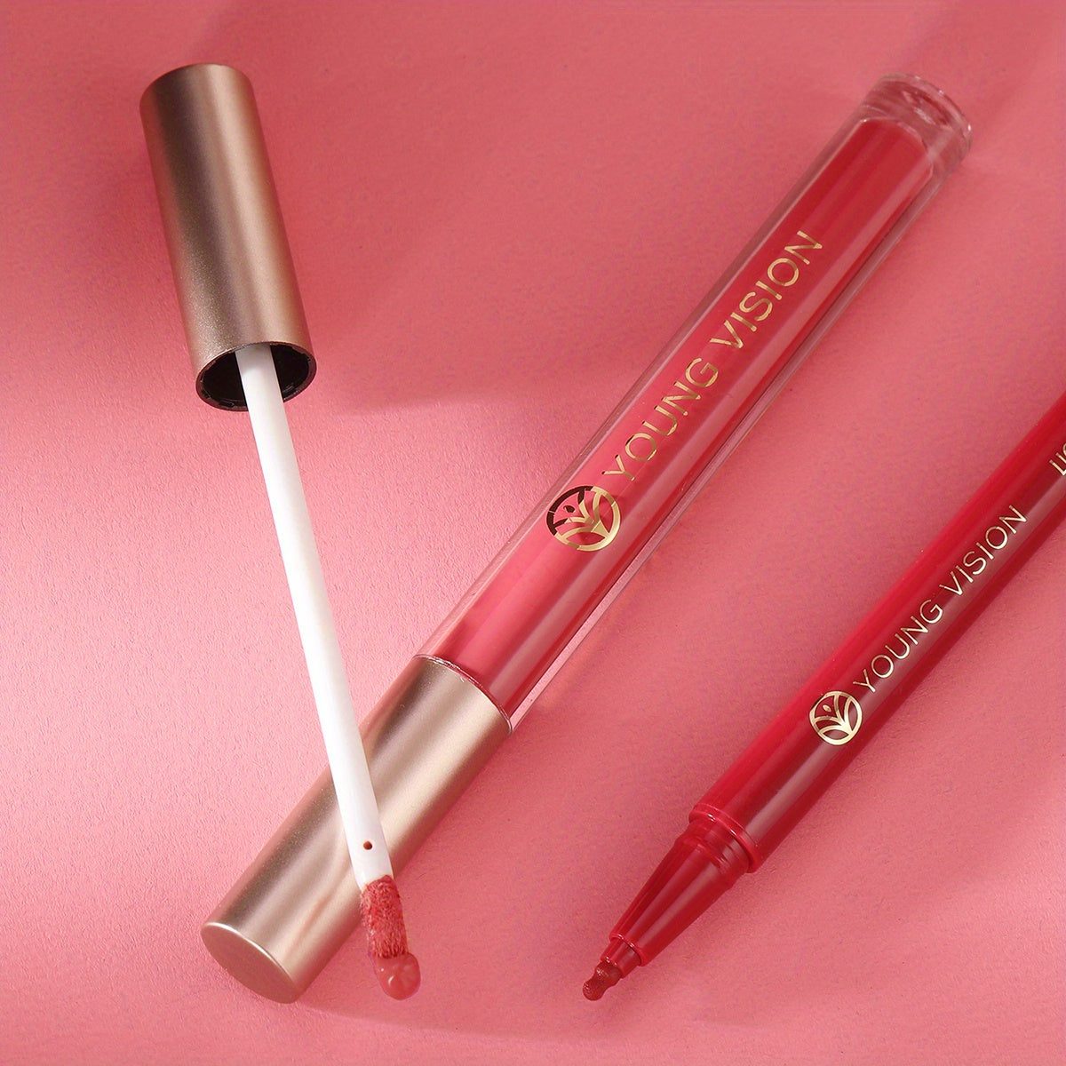 Lipstick and Lip Liner Set - Long-Lasting Color for Full, Defined Lips - Smooth Application - Essential Beauty Kit for Everyday & Special Occasions!