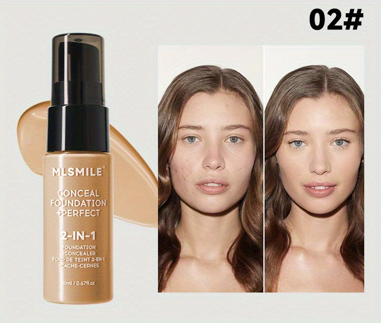 6-Shade Longwear Foundation: Waterproof, Sweatproof, Oil-Control & Easy-To-Blend Concealer for Flawless Skin, Foundation, Makeup, Cosmetics, Skin Care, Face Beauty, Matte Finish, Beauty Product-Valentine'S Bay