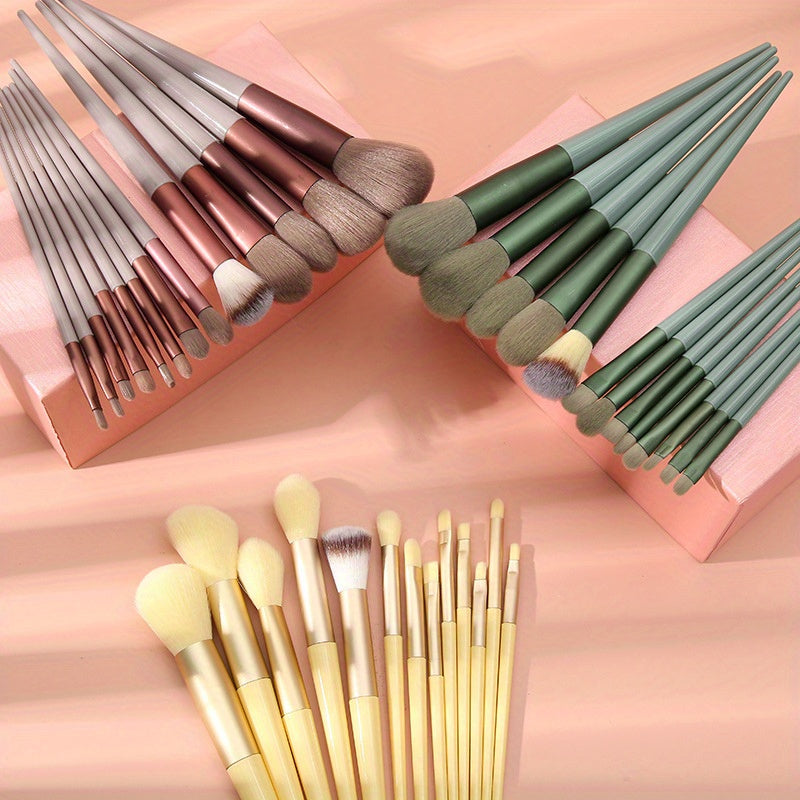 Makeup Brush Set Soft Fluffy Professional Cosmetic Foundation Powder Eyeshadow Kabuki Blending Make Up Brush Beauty Tool With Bag Makeup Sponge Beauty Gift For Makeup Beginner