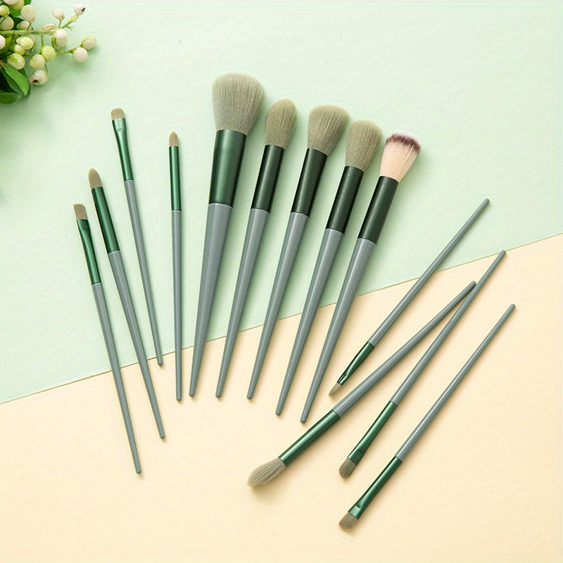 Makeup Brush Set Soft Fluffy Professional Cosmetic Foundation Powder Eyeshadow Kabuki Blending Make Up Brush Beauty Tool With Bag Makeup Sponge Beauty Gift For Makeup Beginner