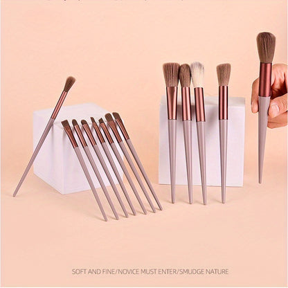 Makeup Brush Set Soft Fluffy Professional Cosmetic Foundation Powder Eyeshadow Kabuki Blending Make Up Brush Beauty Tool With Bag Makeup Sponge Beauty Gift For Makeup Beginner