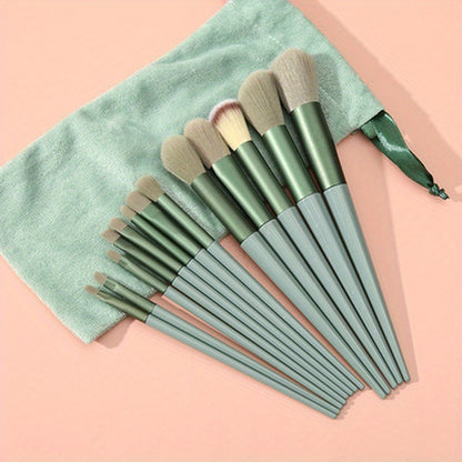 Makeup Brush Set Soft Fluffy Professional Cosmetic Foundation Powder Eyeshadow Kabuki Blending Make Up Brush Beauty Tool With Bag Makeup Sponge Beauty Gift For Makeup Beginner
