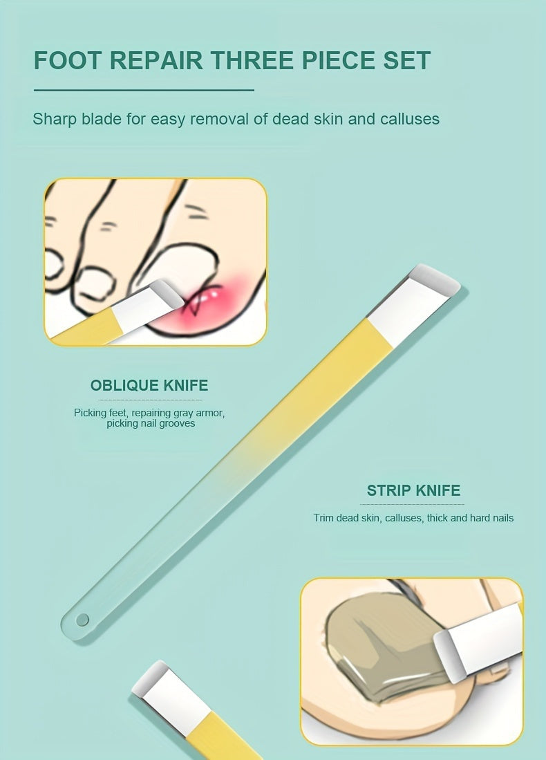 Nail Art Set Nail Clipper Set, Nail Clippers Personal Care Tools for Men And Women, with Portable Travel Case, Nail Art Foot Tools Beauty Set, Men's Ladies Family Friend Wife Gifts Under 5 Dollars(Gradient Color)