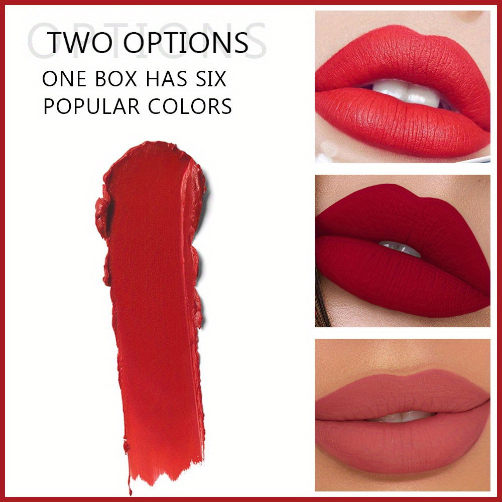 12 Pcs Matte Lipstick Set, Lip Stick Long Lasting Waterproof, Matte Lipstick for Women, Soft Matte Finish for Velvety Smooth Lips, Highly Pigmented, Non-Sticky, for Casual Attire, Parties Makeup, Perfect Gift for Beauty Lover