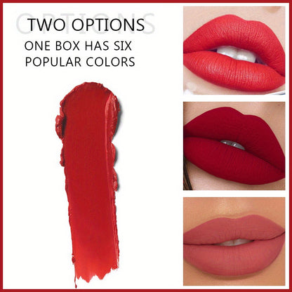 12 Pcs Matte Lipstick Set, Lip Stick Long Lasting Waterproof, Matte Lipstick for Women, Soft Matte Finish for Velvety Smooth Lips, Highly Pigmented, Non-Sticky, for Casual Attire, Parties Makeup, Perfect Gift for Beauty Lover