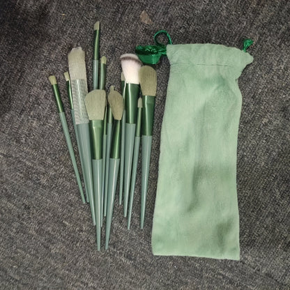 13 PCS Pro Makeup Brush Set - Soft, Comprehensive, Cruelty-Free Brushes for Eye Shadow, Foundation, BB Cream, Concealer, Blush, Powder, and Blending - Perfect for Women's Daily Beauty Routine