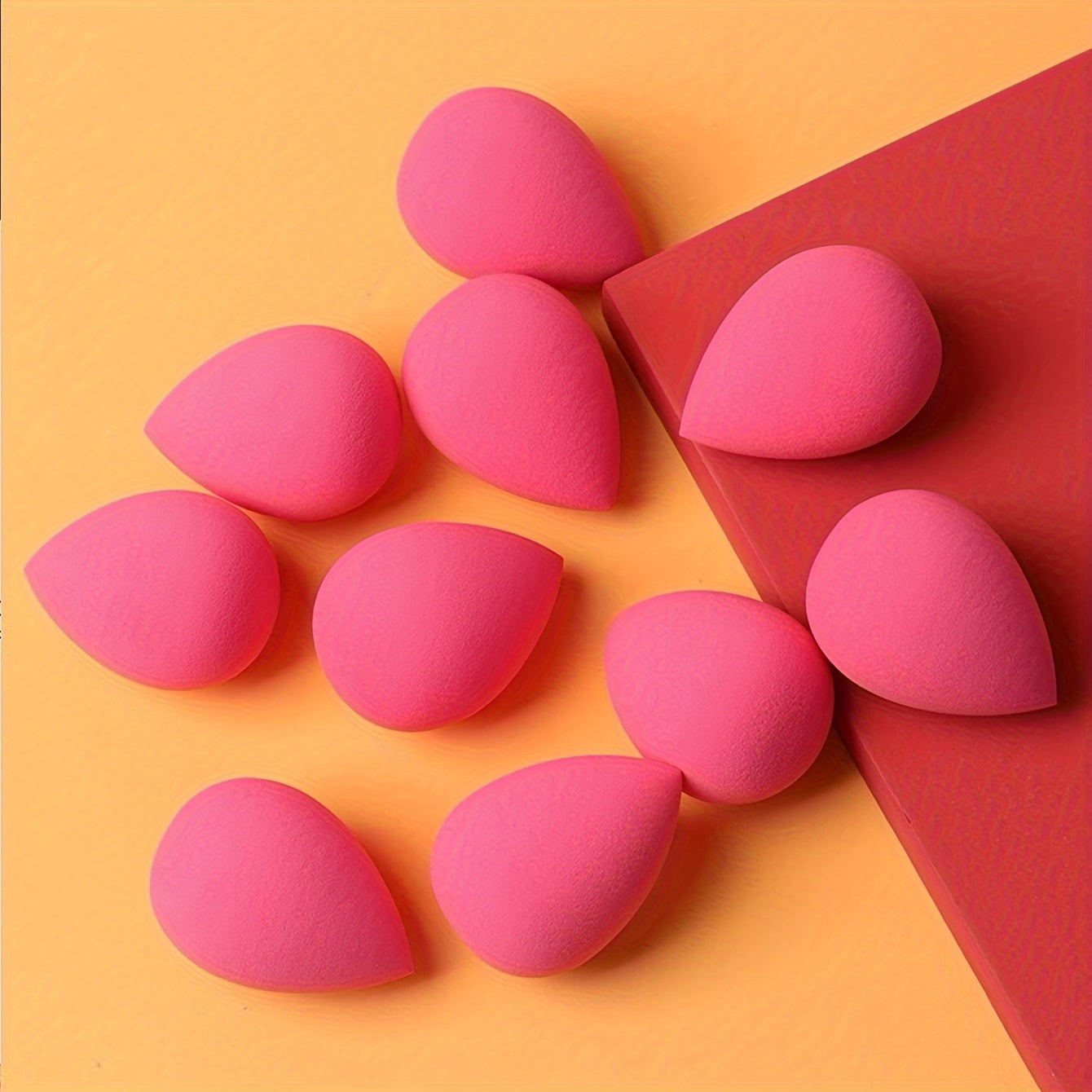3/10pcs Beauty Sponges, Makeup Blender, Dry & Wet Use, Cosmetic Puffs In Random Colors & Shapes, Flawless Foundation Application