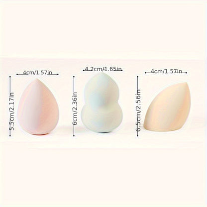 10/20/50/100Pcs Sponge Cosmetic Puff Bulk Wholesale Beauty Egg Set Water Drop Puff Makeup Egg Super Soft Make Up Blender