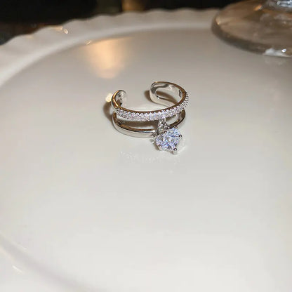 Light Luxury Zircon Retro Intersection Jewelry