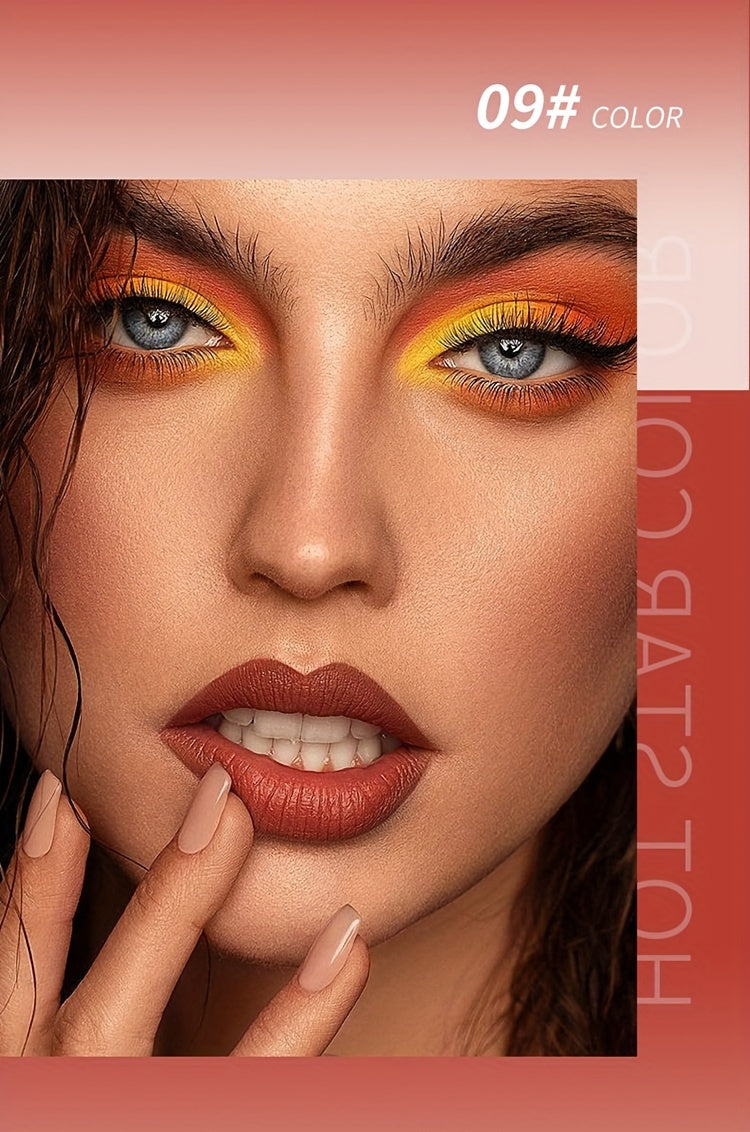 Beauty Matte Lip Gloss Glitter 19 Colors Long Lasting Moisturizing Liquid Makeup Rouge Lip Glaze Cosmetic, Liquid Lipstick, Lip Makeup For Music Festival