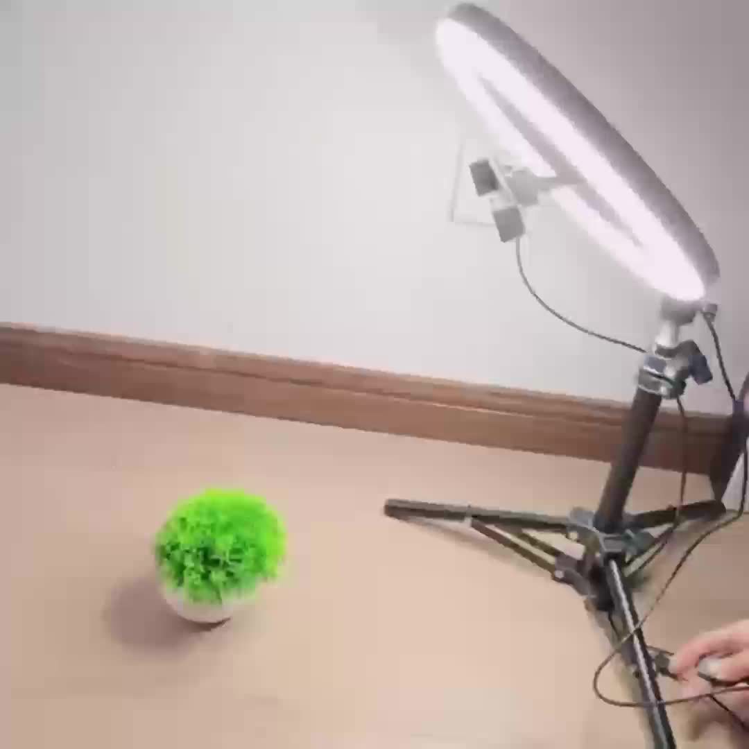 10.0-inch Circular Fill Light Set, Mobile Beauty Light, Live Streaming Light Selfie Circular Fill Light, Adjustable Desktop Tripod, Suitable For Hotel, Video, Photography, Selfie, Vlog, Makeup, Live Streaming Dimming LED Ring