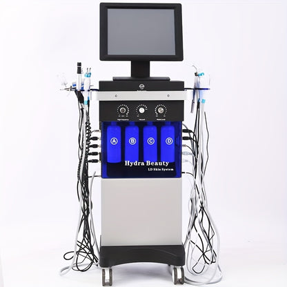 14-in-1 Professional Beauty Salon Facial Massage Machine - Perfect for New Spa Owners, 110-130V US Plug