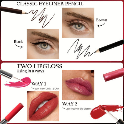 106pcs Professional Makeup Set - The Ultimate All-In-One Beauty Kit with Eyeshadow, Lipstick, Blush, Lip Liner, Makeup Brushes And More - Perfect Gift for Halloween, Music Festivals, Makeup Artists And Beauty Lovers