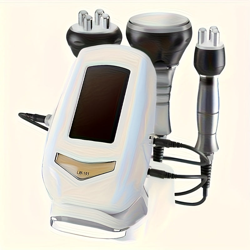 Massagers | 3-in-1 Home SPA Beauty Device with Heat Relax & Massage - Full Body Use for Face, Arms, Waist, Belly, Legs - White & Black Design - Perfect Gift for Girlfriend or Mother’s Day, Full Body | Modern Beauty Tool | T