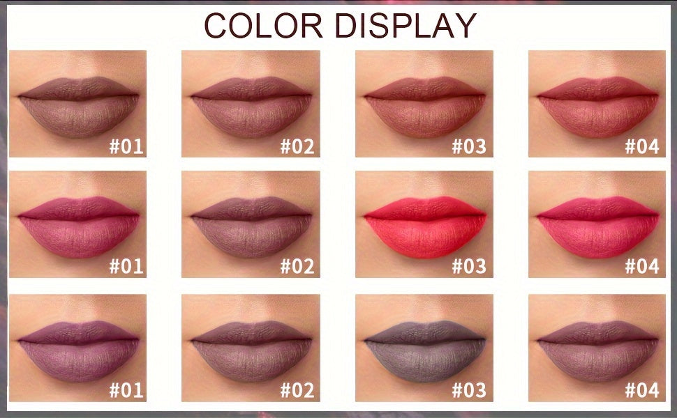 6-color Waterproof Non-stick Lipstick Hot Deal Beauty Matte Lipstick Set