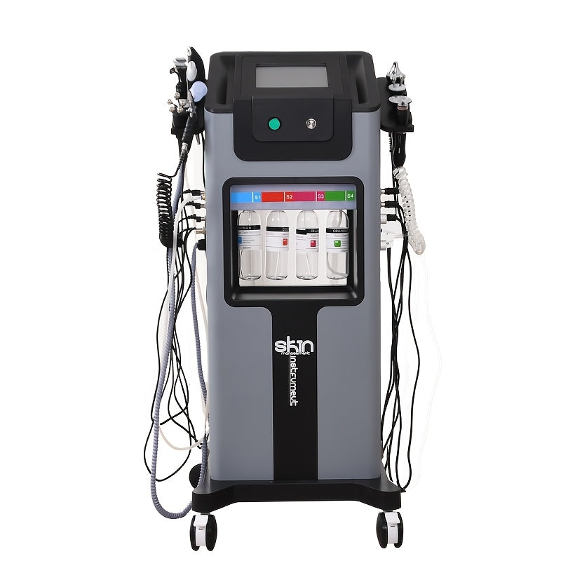 1pc Professional 10-in-1 Facial Beauty Equipment, Unscented, 110V US Plug, Plug Powered, No Battery Required, Ideal Gift for Friends