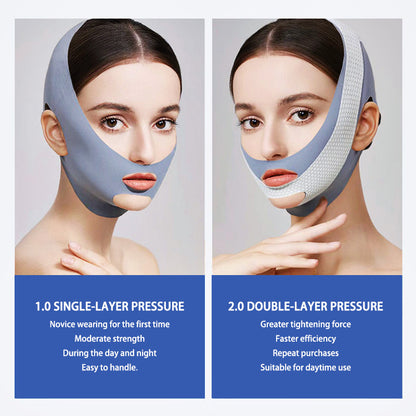 2 Sets Face V Shaper, Comfortable & Reusable Facial Slimming Bandage, Ultra Thin Breathable Facial Mask, Prevent Drooping Beauty Band, Massage, Gifts for Women, Perfect Gifts for Mother's Day