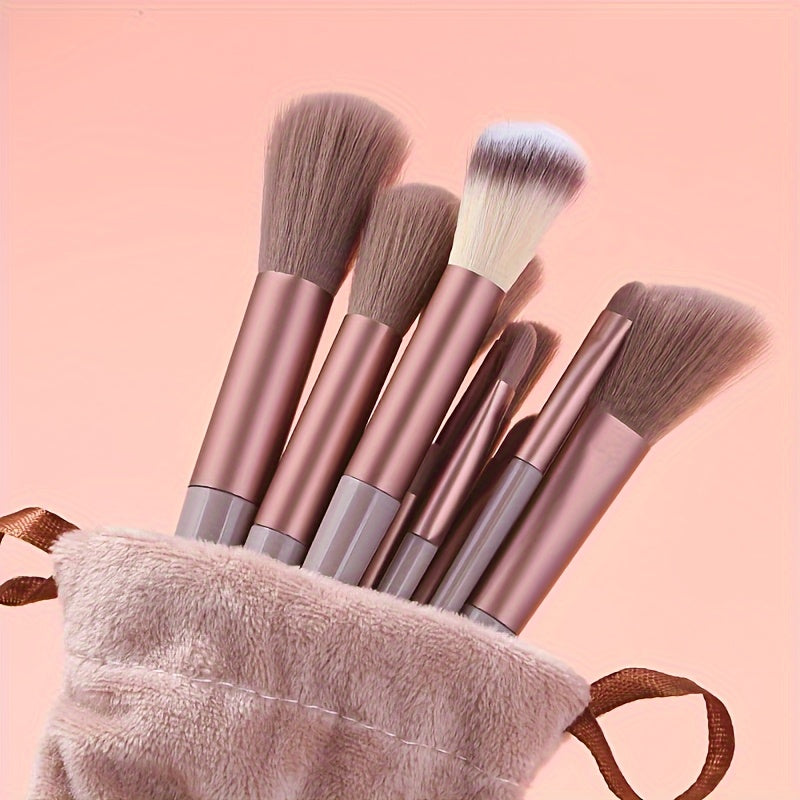 Free Shipping On Orders Over $30 From This Provider13PCS Professional Makeup Brush Set, Soft Polyester Bristles For Flawless Beauty, Hypoallergenic Nylon Bristles, All Skin Types