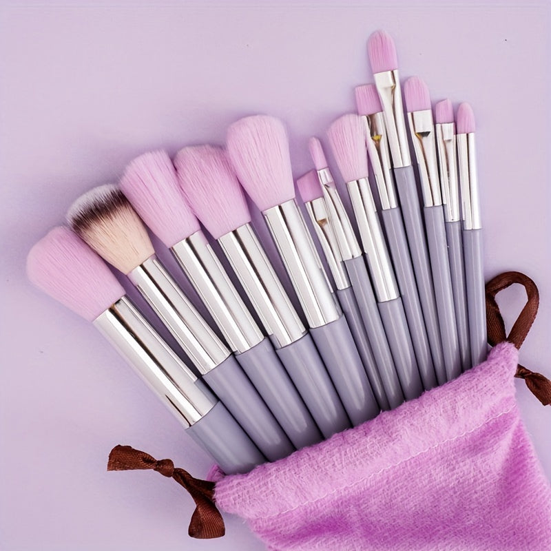 Makeup Brush Set Soft Fluffy Professiona Cosmetic Foundation PowdeiEyeshadow Kabuki Blending Make Up Brush Beauty Tool MakeupSponge Storage Bag