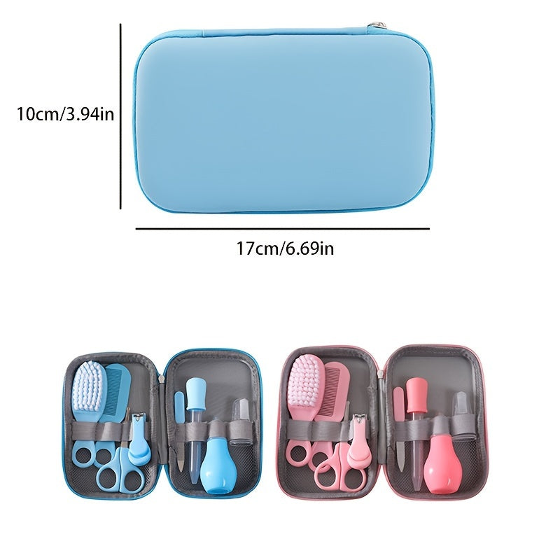 8pcs Medical Care & Beauty Kit - Portable 8-in-1 Safety Care Set, Nose & Tongue Cleaner, Ideal for Shower Gifts