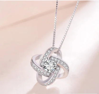 Jewelry Set with Diamonds: Necklace, Bracelet, Earrings