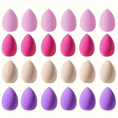 3/10pcs Beauty Sponges, Makeup Blender, Dry & Wet Use, Cosmetic Puffs In Random Colors & Shapes, Flawless Foundation Application