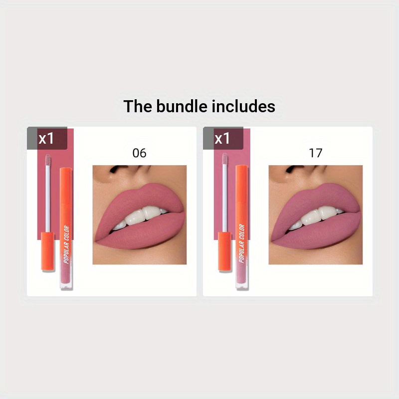 Beauty Matte Lip Gloss Glitter 19 Colors Long Lasting Moisturizing Liquid Makeup Rouge Lip Glaze Cosmetic, Liquid Lipstick, Lip Makeup For Music Festival