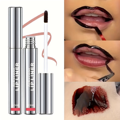 Lakerain -off Lip Liner | Gently Defines Retro 3D Lips, Waterproof Matte, Long-lasting & Smudge-proof, Creates All-day Natural Beauty Lips