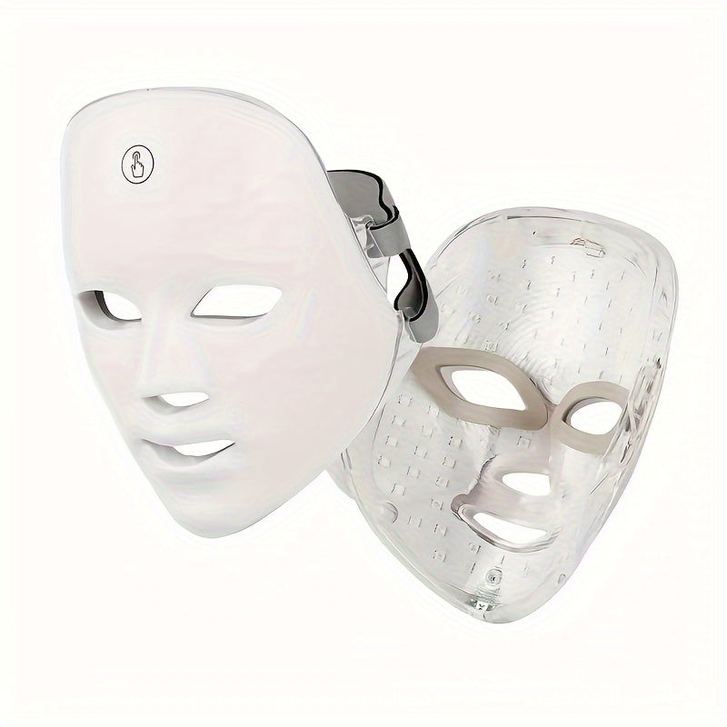 LED Face Mask With 7 Colors, Electric Beauty Facial Mask Instrument, Facial Skin Care Device