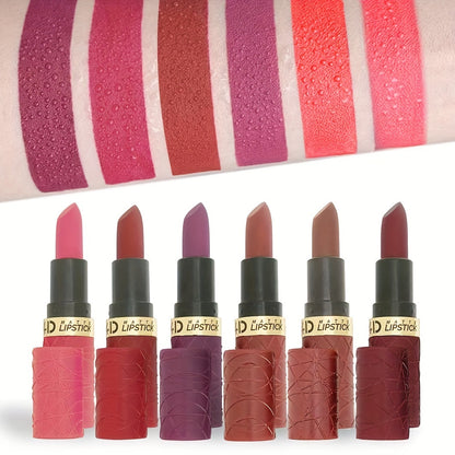 6-color Waterproof Non-stick Lipstick Hot Deal Beauty Matte Lipstick Set