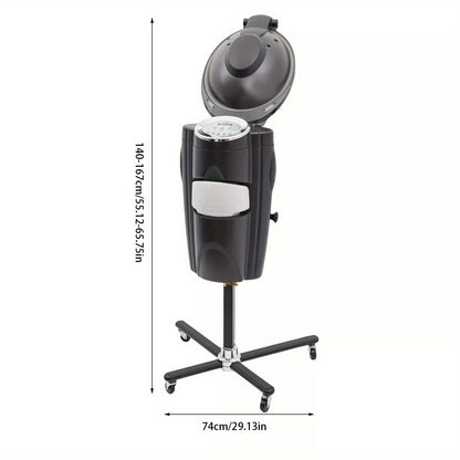 Nano Mist Ultrasonic Ozone Hair Steamer: Salon Spa Steamer for Oil Treatment, Coloring & Hair Care - Professional Beauty Equipment