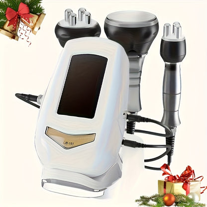 Massagers | 3-in-1 Home SPA Beauty Device with Heat Relax & Massage - Full Body Use for Face, Arms, Waist, Belly, Legs - White & Black Design - Perfect Gift for Girlfriend or Mother’s Day, Full Body | Modern Beauty Tool | T