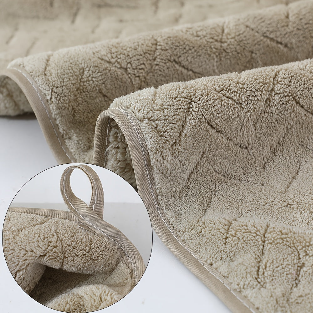 [High Quality Bath Towels] 8pcs Extra Large Bath Towels Set - High Quality 400GSM Microfiber Material - Including 4 Washcloths + 2 Hand Towels + 2 Bath Sheets Towels, Good Water Absorption, Beauty Makeup Accessories, Bathroom