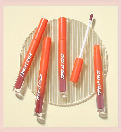 Beauty Matte Lip Gloss Glitter 19 Colors Long Lasting Moisturizing Liquid Makeup Rouge Lip Glaze Cosmetic, Liquid Lipstick, Lip Makeup For Music Festival