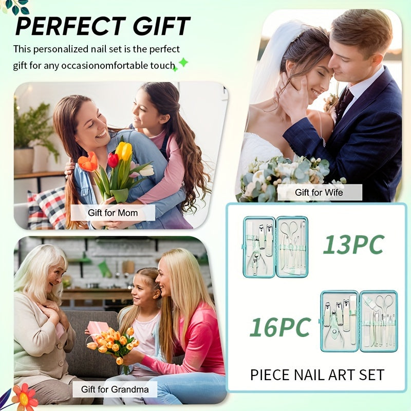 Nail Clipper Nail Tool Kit With Portable Travel Case, Cuticle And Cutter Kit, Professional Nail Clipper Pedicure Kit, Travel Beauty Kit