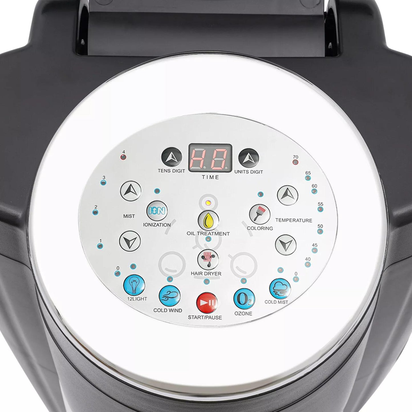 Nano Mist Ultrasonic Ozone Hair Steamer: Salon Spa Steamer for Oil Treatment, Coloring & Hair Care - Professional Beauty Equipment