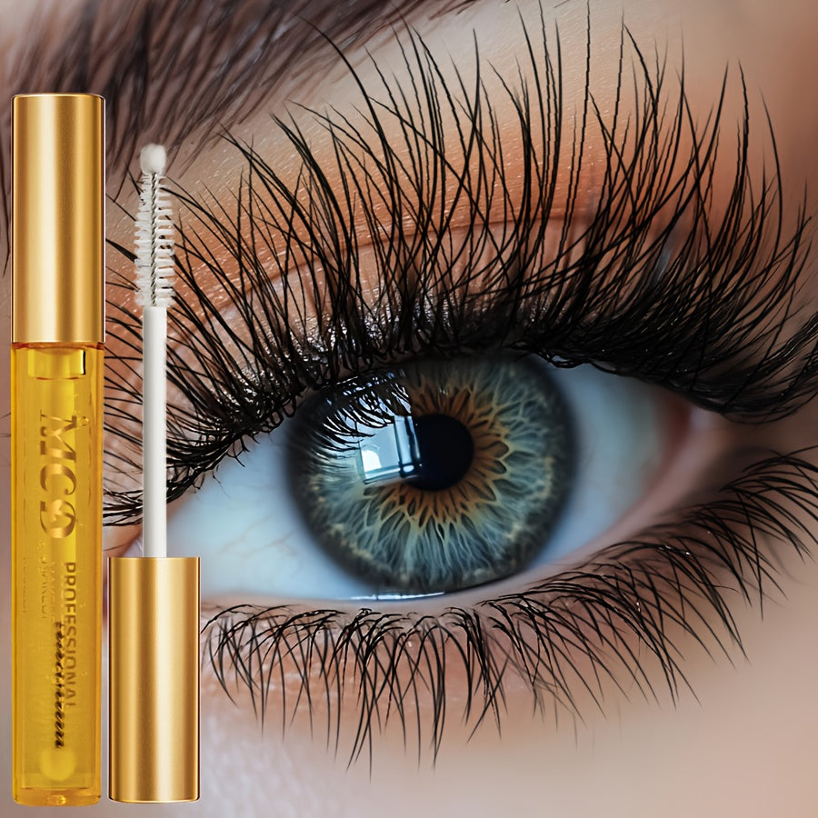 Natural Eyelash Serum - with Curling & Slender Lashes, Long-Lasting Volume & Curl, Non-Greasy Formula, for Everyday & Special Events - Eye Makeup Gel Mascara Cream, Event Beauty Product, Sleek Tube Packaging, Nourishing Ingre