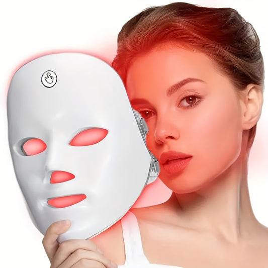 Portable LED Red Light Beauty Device - Wrinkle & Blemish Removal, USB Rechargeable, Perfect Gift for Women